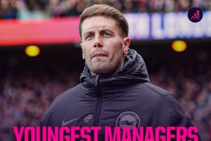 英超執教50場最年輕主帥排名：赫爾澤勒居首，維亞利、古利特在列